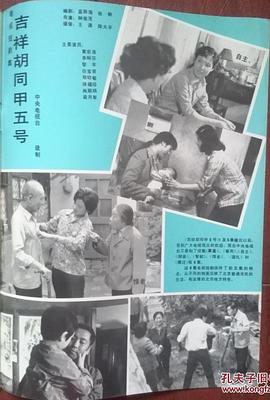 吉祥胡同甲五号封面图