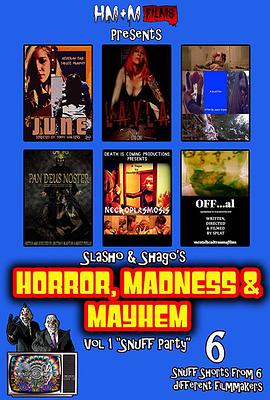 Horror, Madness &amp; Mayhem Vol 1 Snuff Party封面图