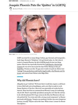 未定名托德·海因斯/华金·菲尼克斯电影封面图